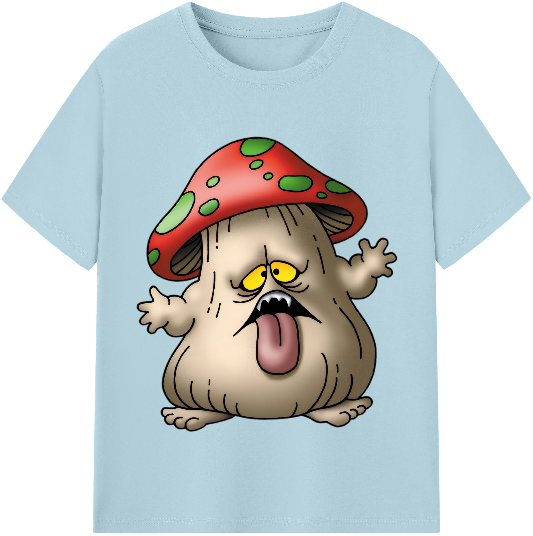 （画像用） ドラゴンクエスト Doragon Kuesuto Dragon Quest 綿100％半袖Tシャツ（フロントプリント）